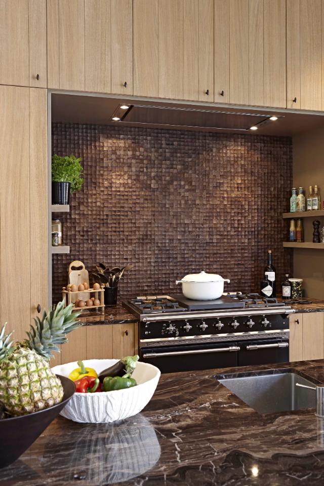 FotoBreng leven in de keuken met de wandpanelen van Nature@Home
